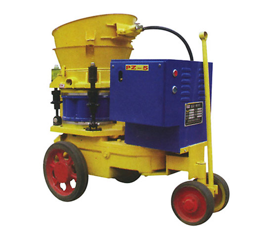 Tidal shotcrete machine