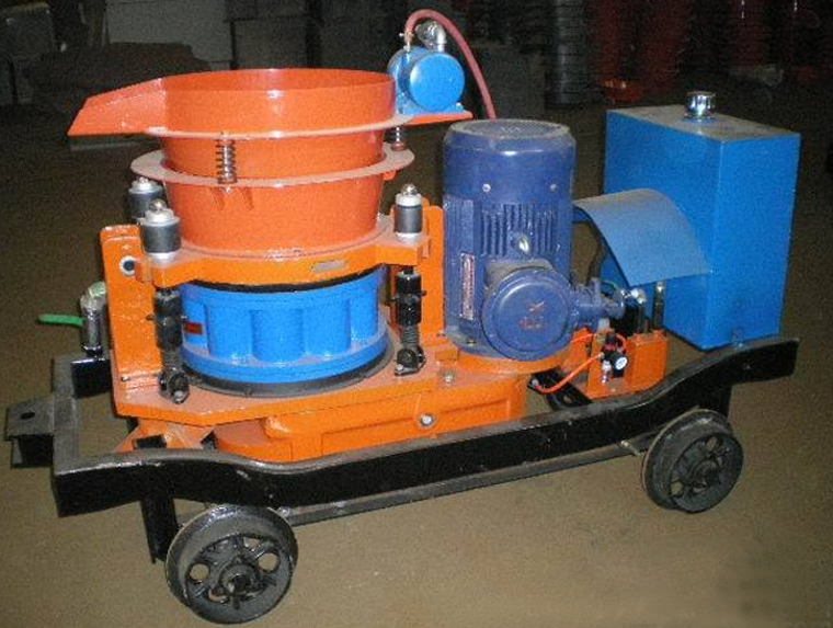 Wet mix shotcrete machine