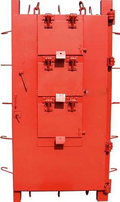 Anti-shock wave door-Explosion door