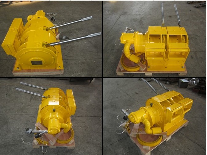 Mining use air scraper winch with scarper pan