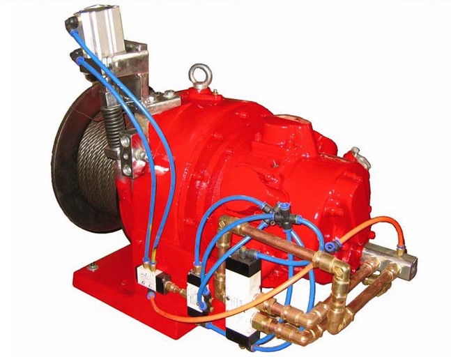 Pneumatic air Winch 10 tons for harbour