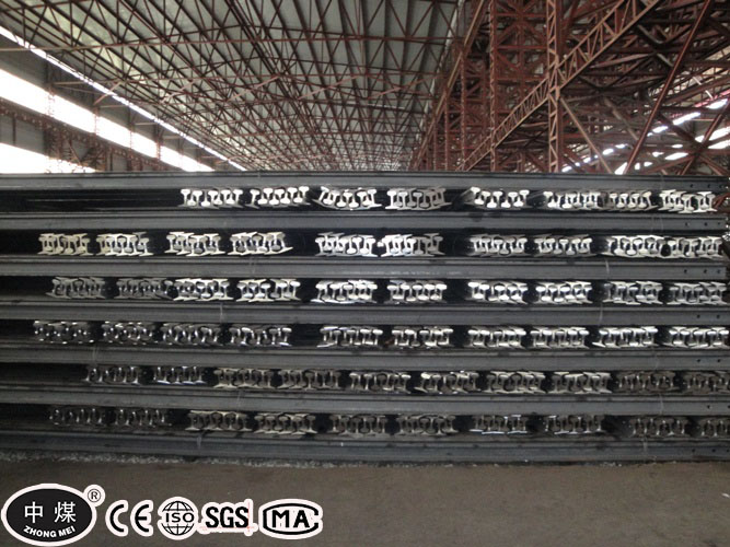 Heavy steel rail