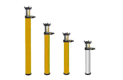 Suspension single hydraulic prop