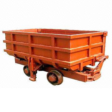 U type mining bucket-tipping car