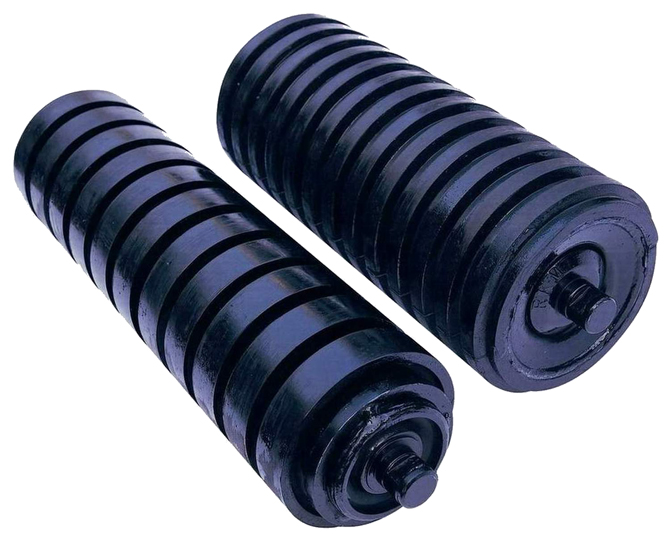 Rubber Buffer Roller For Conveyor