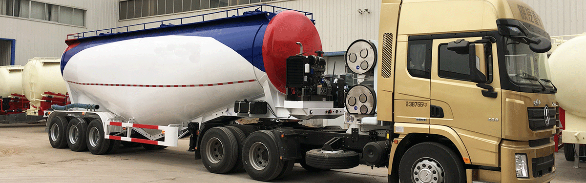 Cement bulker trailer