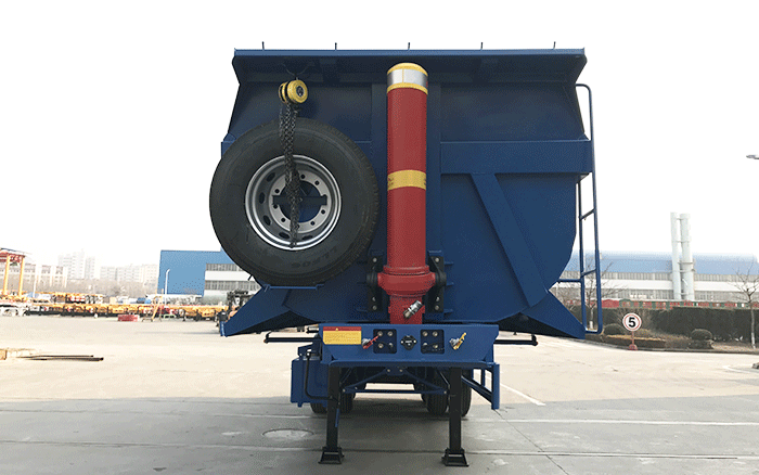 2 Axle 25 CBM Tipping Semi Trailer