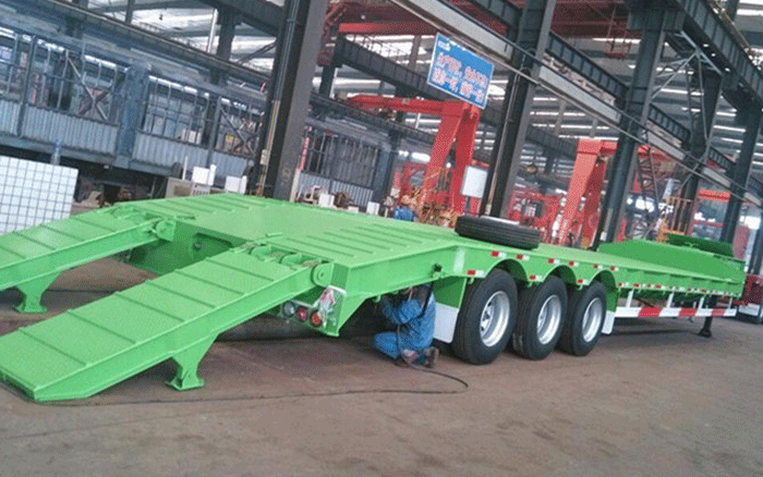 3 Axle Low bed Trailer
