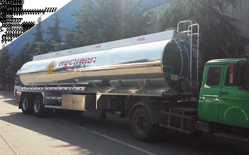 2 Axle 26 CBM Aluminum Tanker Truck