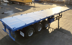 3Axle 40Ft Flatbed Container Trailer