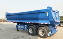 2 Axle 25 CBM Tipping Semi Trailer