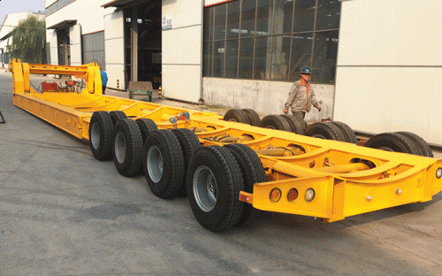 4 Axle Special Lowboy Trailer