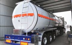 38.5 CBM Stainless Steel Tank Trailer