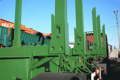 3 Axle Timber Semi Trailer