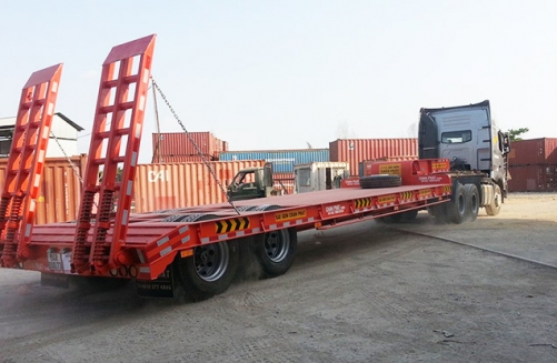 2 Axle Low bed Trailer