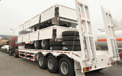 3 Axle Lowbed Semi Trailer